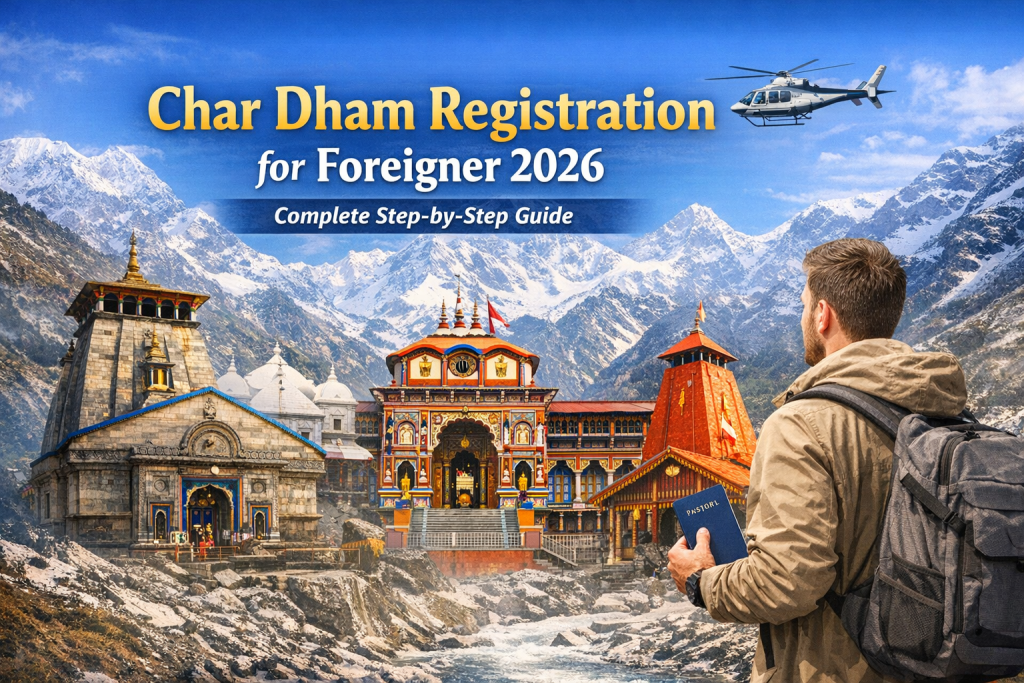Char Dham Registration for Foreigner 2026